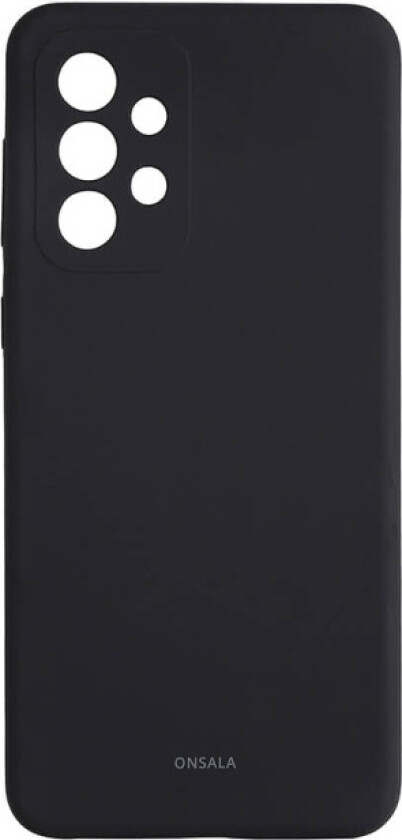Samsung Galaxy A33 (5G) Collection Liquid Silicone Bakdeksel - Svart