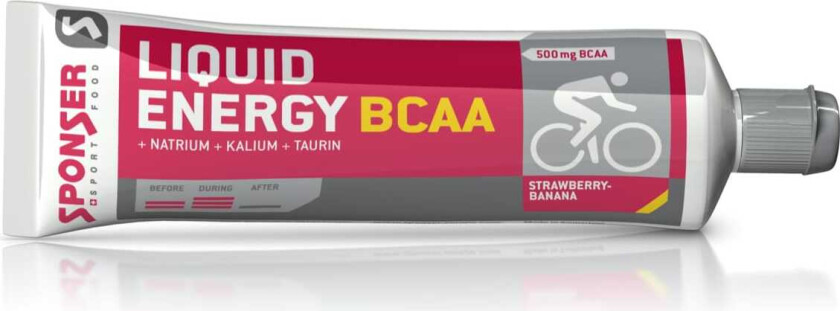 - Energi Gel Energy Tube BCAA Jordbær/Banan