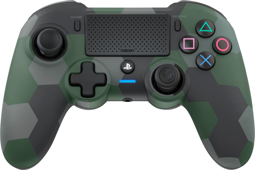 Wireless Dualshock 4 V2 Controller Asymmetric Camo Green (PS4)