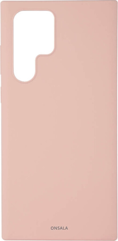 Phone Case Silicone Sand Pink - Samsung S22 Ultra