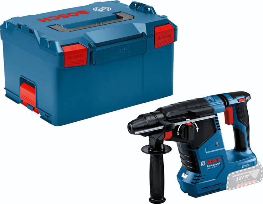 GBH 18V-24C Professional - Roterende hammer - trådløs - SDS-plus - 2.4 joule - uten batteri - 18 V - Uten batteri og opplader