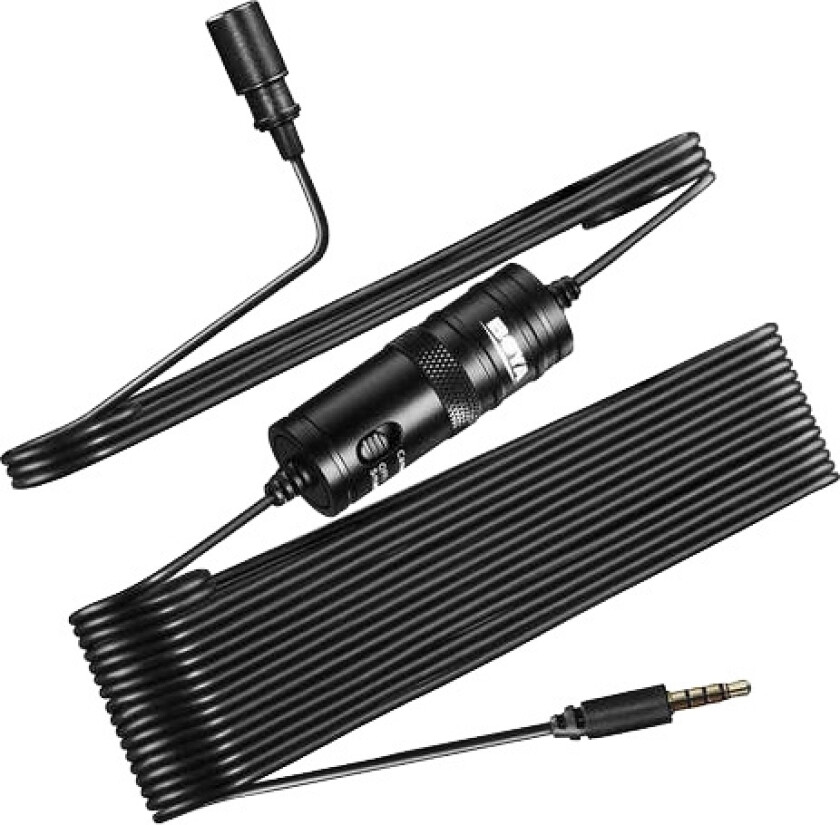 Boya By-m1 Lavalier 3,5mm 6m Svart