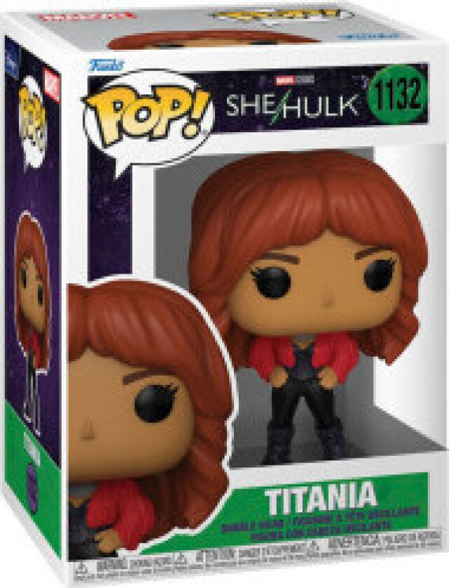 - POP Vinyl Marvel She Hulk Titania - Figur