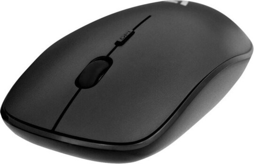 MW200-1E - mus - 2.4 GHz - sort - Mus - Optisk - 4 - Svart