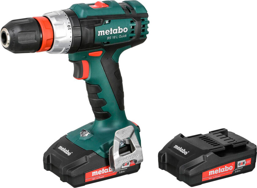 BS 18 L QUICK - Drill/driver - trådløs - nøkkelfri borhylse 13 mm - 50 N·m - 2 batterier - 18 V