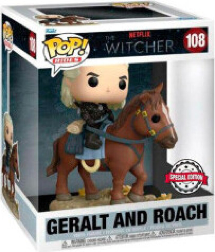 - POP Deluxe Excl Witcher Geralt on Roach - Figur