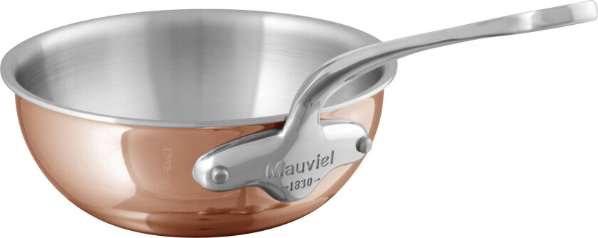 Saute pan butted M'6s 2 litres Copper/Steel