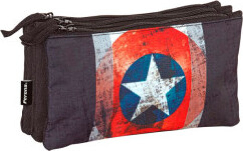 Marvel Captain America Heritage trippel pennalhus