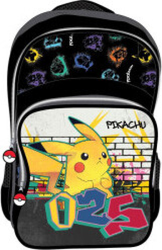 Pokemon Pikachu tilpasningsdyktig ryggsekk 42cm