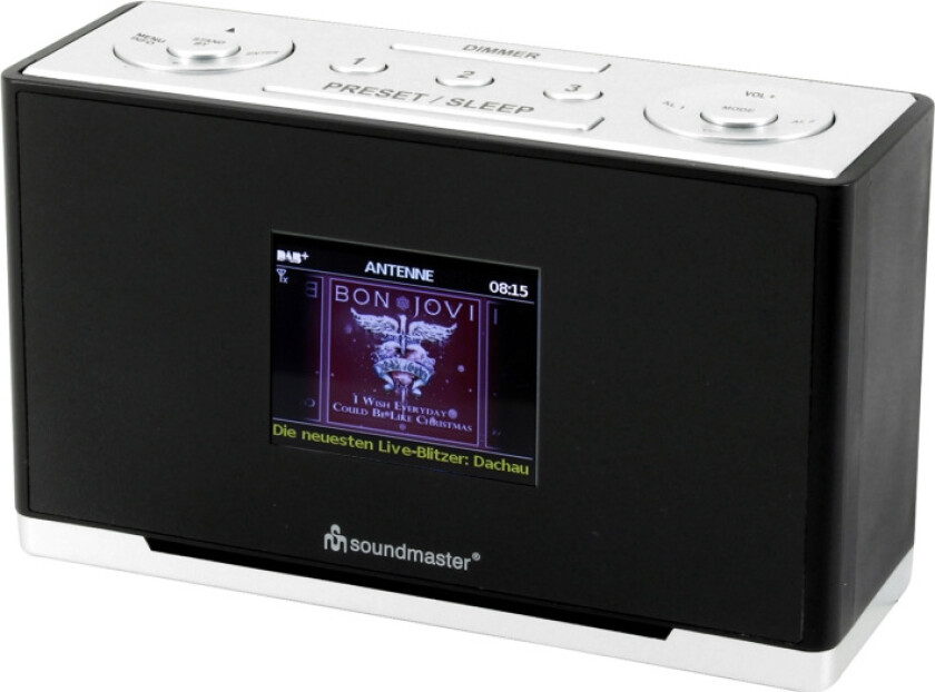 Soundmaster UR240SW, Bærbar, Digitalt, DAB+, FM, UKW, TFT, 6,1 cm (2.4), Sort