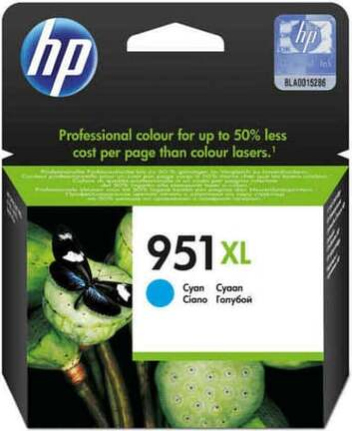 Original blekkpatron HP 951XL Cyan