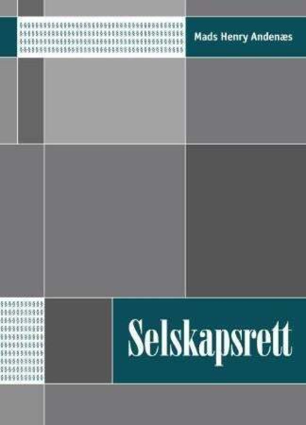 Selskapsrett av Mads Henry Andenæs