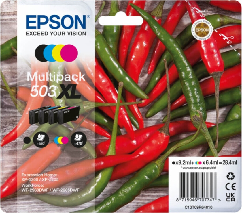 Ink Multipack 503xl (bk/c/m/y)