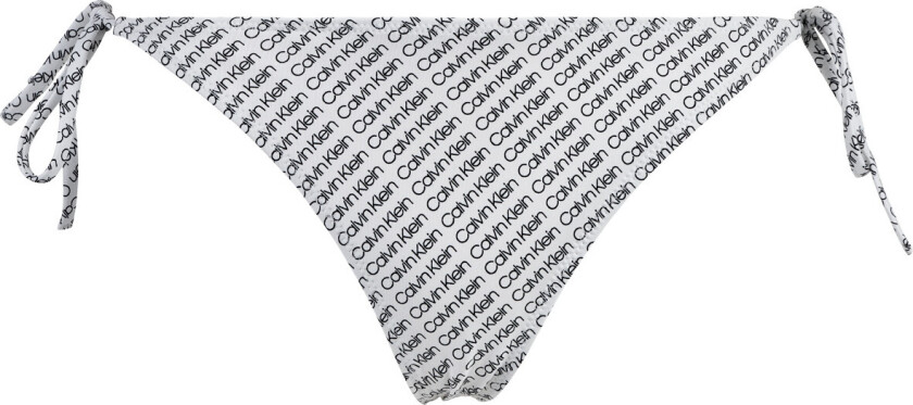 Calvin Klein Bikini Truse, Farge: Diagonal Logo, Størrelse: L, Kvinner