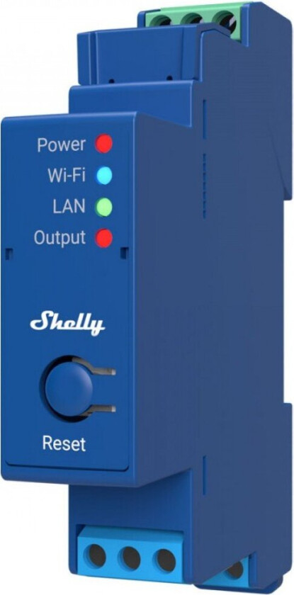 Shelly Pro1 DIN-fjernstrømbryter