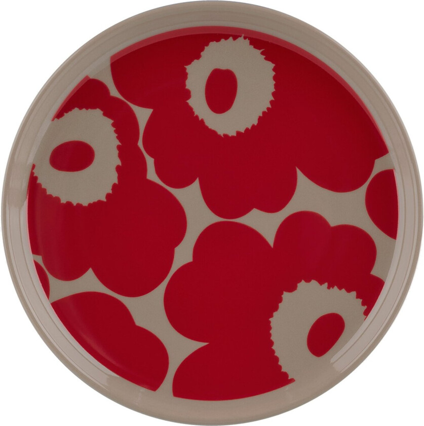 Unikko tallerken Ø13,5 cm Terra-red