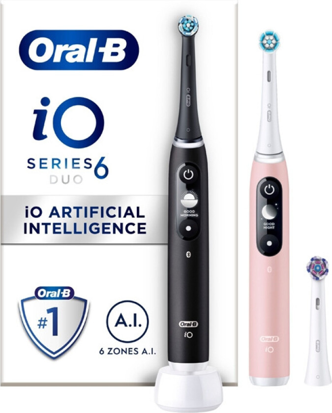 Oral-B iO6 Series M6 - Black/Light Rose