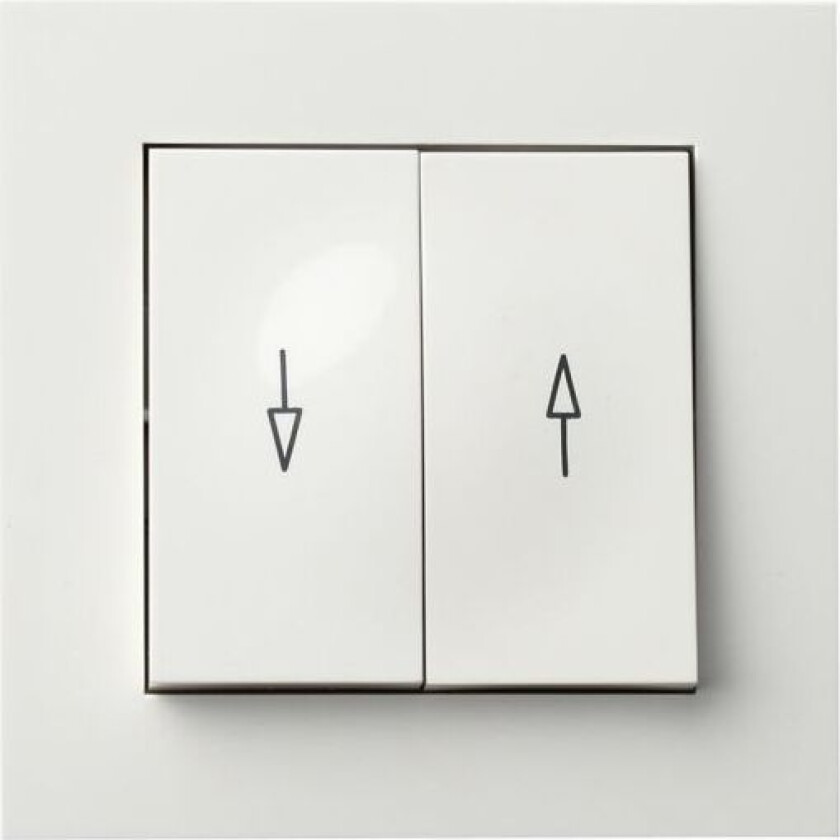 Plus 2-Pol Markis Skruv Strømbryter for markise/sjalusi, hvit