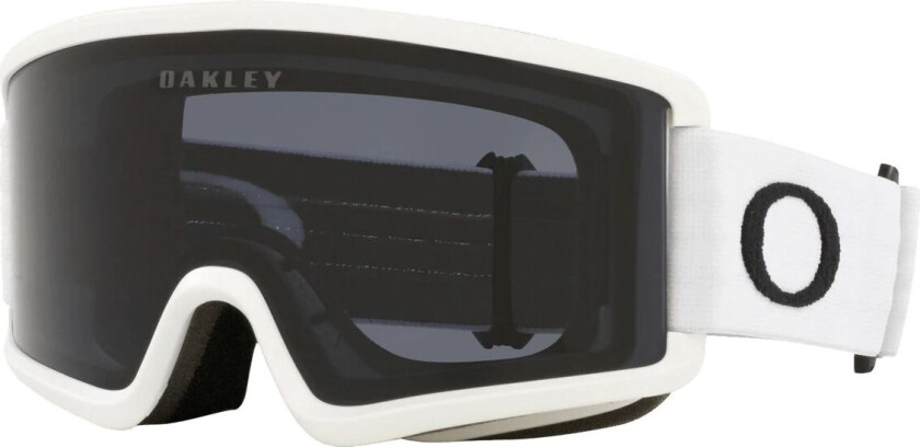 Goggles Target Line Matte White /w Dark Grey 23/24, skibriller, snowboardbriller, junior Matte Dark Brush / D