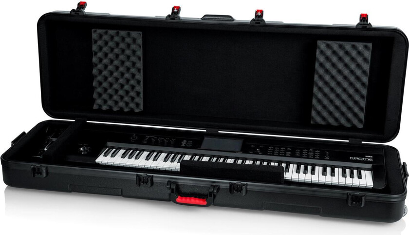88 Tangent Slank Keyboard Kasse med TSA Låser og Hjul