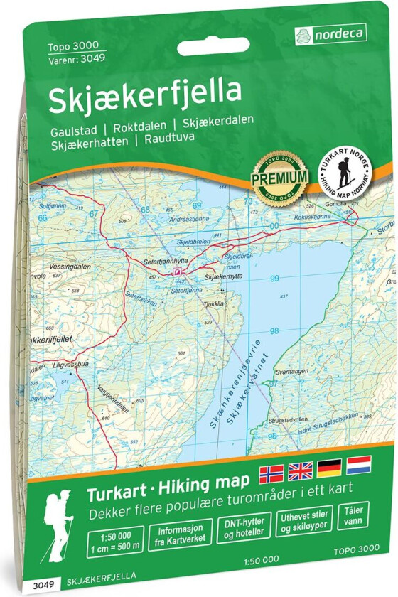 Skjækerfjella 1:50 000