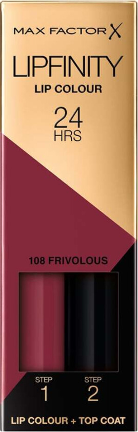 Lipfinity 2-Step Lipstick 108 Frivolous