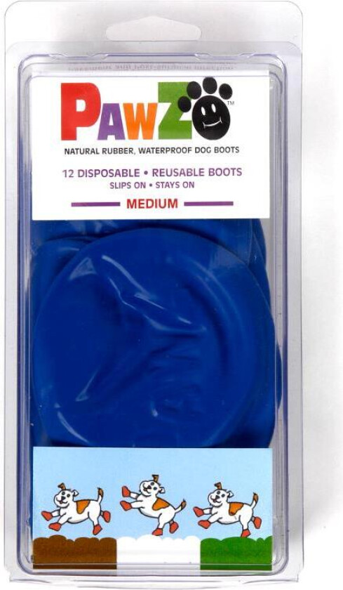 Sko Pawz Dog 12 kvantitet Blå Str M