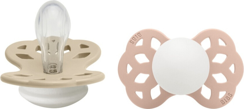 Pacifier Infinity Symmetrical Silicone Vanilla Glow/Blush Gl