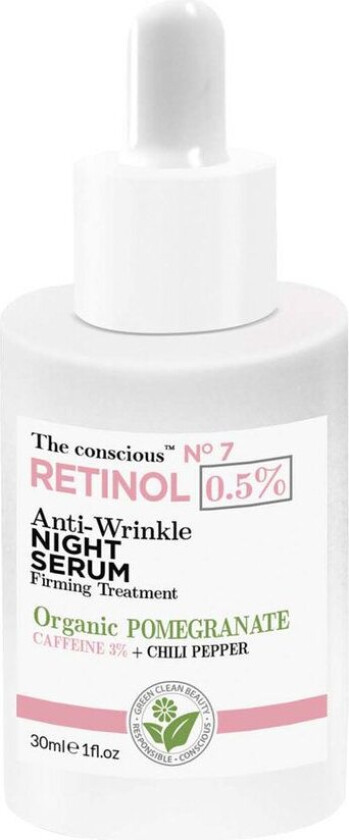 Biovène The Conscious Retinol Anti Wrinkle Night Serum Organic Po