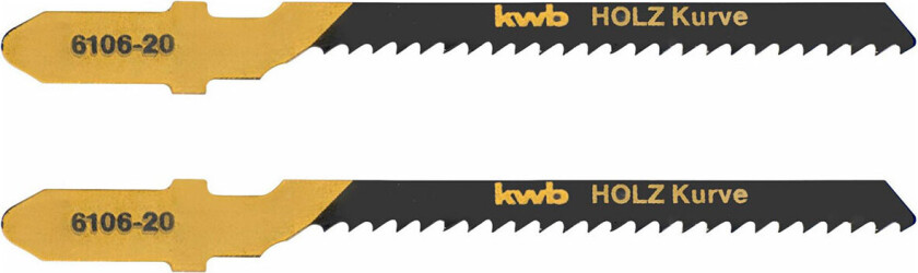 Kwb HCS stikksagblad 77/55 x 2,0 mm tre 2 stk.