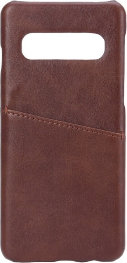 Mobilecover Brown Samsung S10 Creditcard Pocket