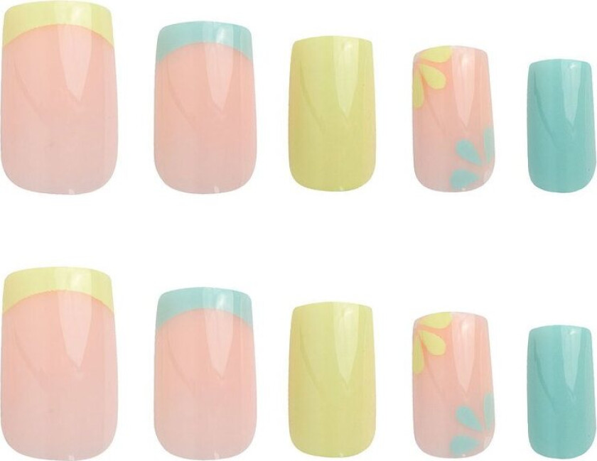 Groovy Baby Nails Square Nails 24pcs