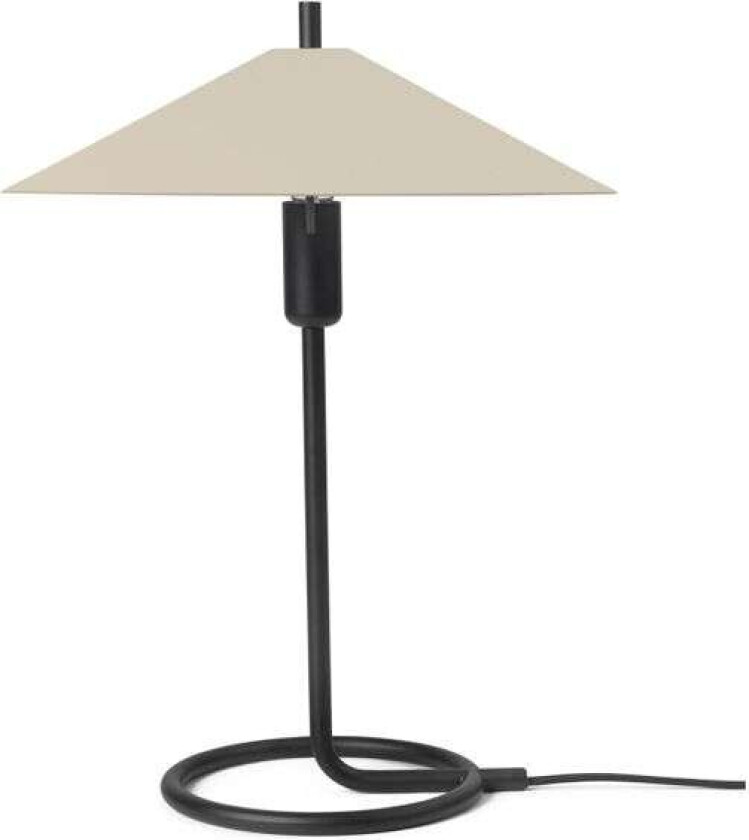 Filo square bordlampe Black-cashmere