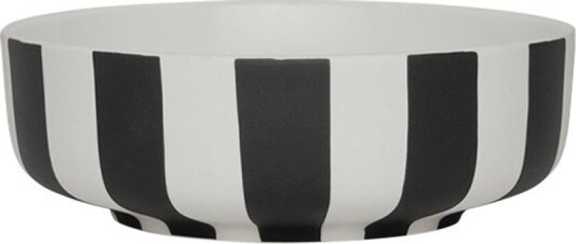 Toppu skål Ø13 cm Black-white