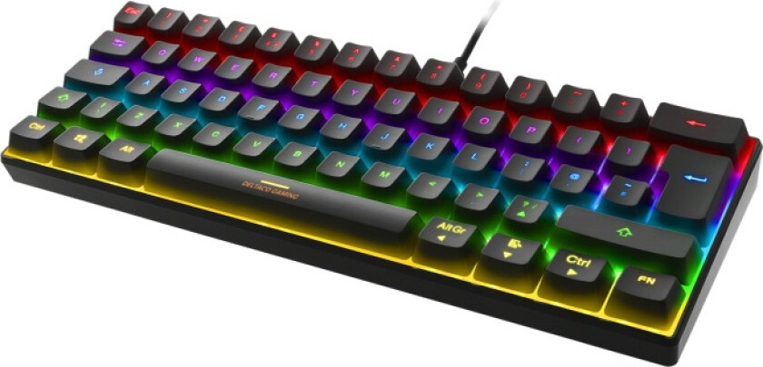 GAMING mini mechanical keyboard (UK) - Tastatur - Engelsk - Storbritannia - Svart