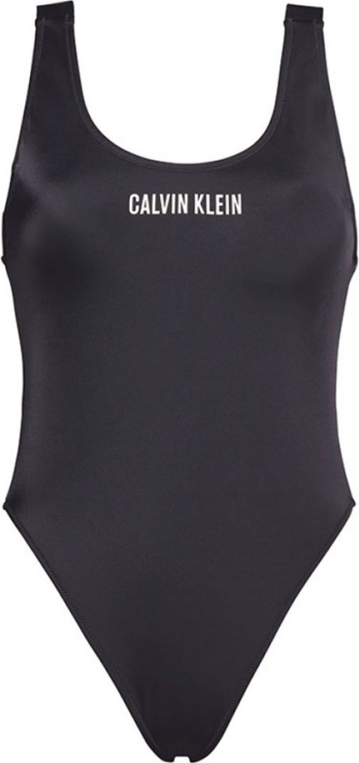 Calvin Klein Scoop Badedrakt Uten Bøyle, Farge: Svart, Størrelse: XS, Kvinner