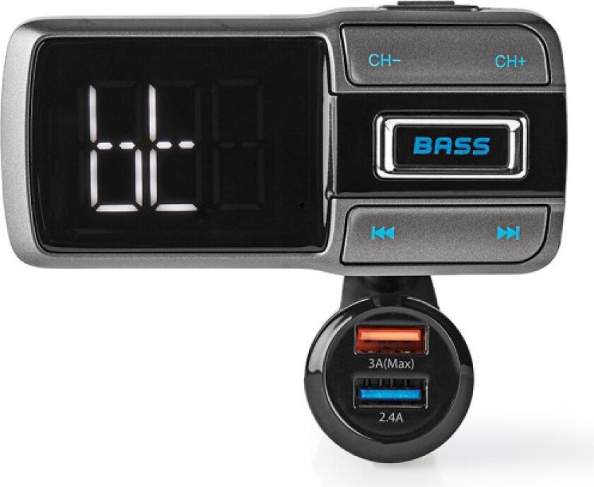 CATR101BK, Digitalt, FM, 87,6 - 107,9 MHz, LED, 5,08 cm (2), Cigartenner/lighter