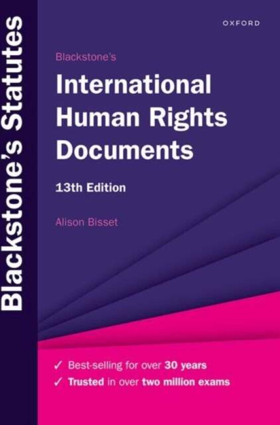Blackstone's International Human Rights Documents av Alison (University of Reading University of Reading Associate Professor in International Hum
