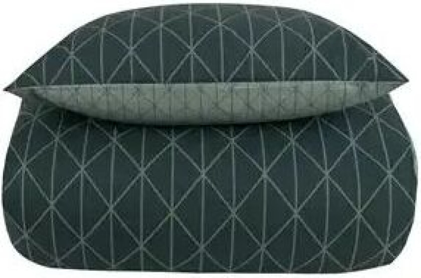 Sengesett 240x220 - Kingsize sengetøy - 100% bomull - Harlequin green -