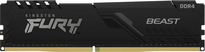 FURY Beast - DDR4 - modul - 8 GB - DIMM 288-pin - 2666 MHz / PC4-21300 - CL16 - 1.2 V - ikke-bufret - ikke-ECC - svart