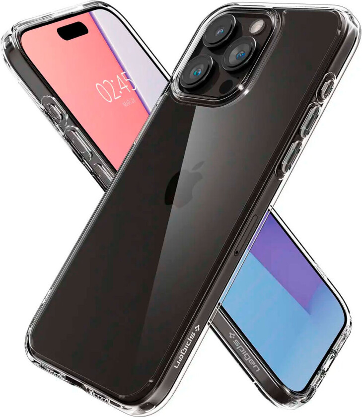 SPIGEN CRYSTAL HYBRID IPHONE 15 PRO - transparent