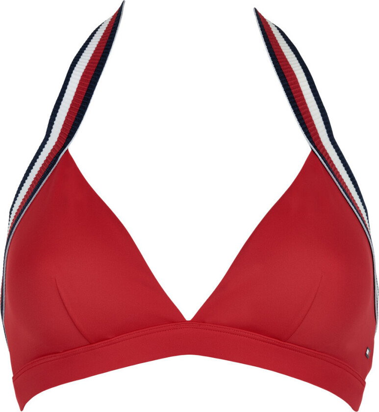 Tommy Hilfiger Triangle Bikini Top, Farge: Rød/blå, Størrelse: XS, Kvinner