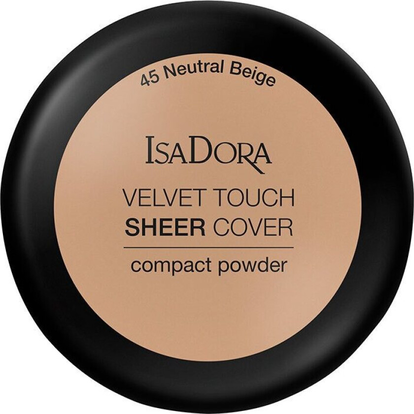 Velvet Touch Sheer Cover Compact Powder 45 Neutral Beige