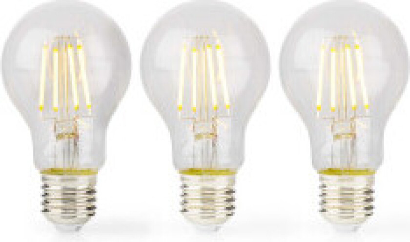 LBFE27A603P3, 8 W, 80 W, E27, 1055 lm, 15000 t, varm hvit