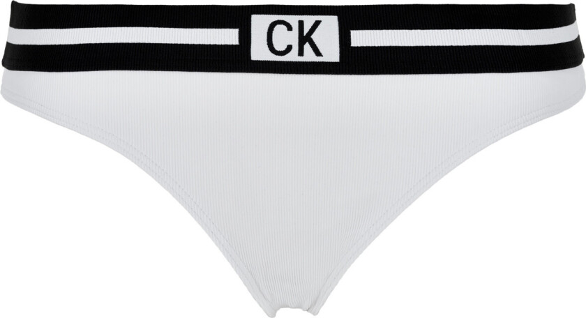 Calvin Klein Classic Bikini Truse, Farge: Hvit, Størrelse: L, Kvinner