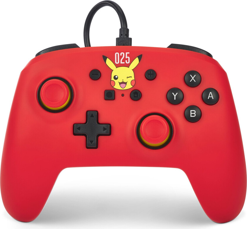 Wired Controller - Laughing Pikachu