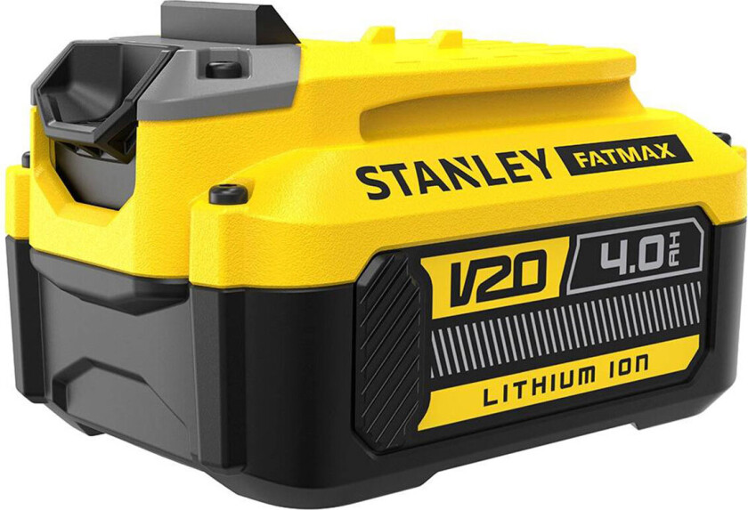 SFMCB204-XJ, Batteri, Lithium-Ion (Li-Ion), 4 Ah, 18 V, Drill, Multi-verktøy, Sandpapir holder, Built for STANLEY FATMAX V20 18V power tools