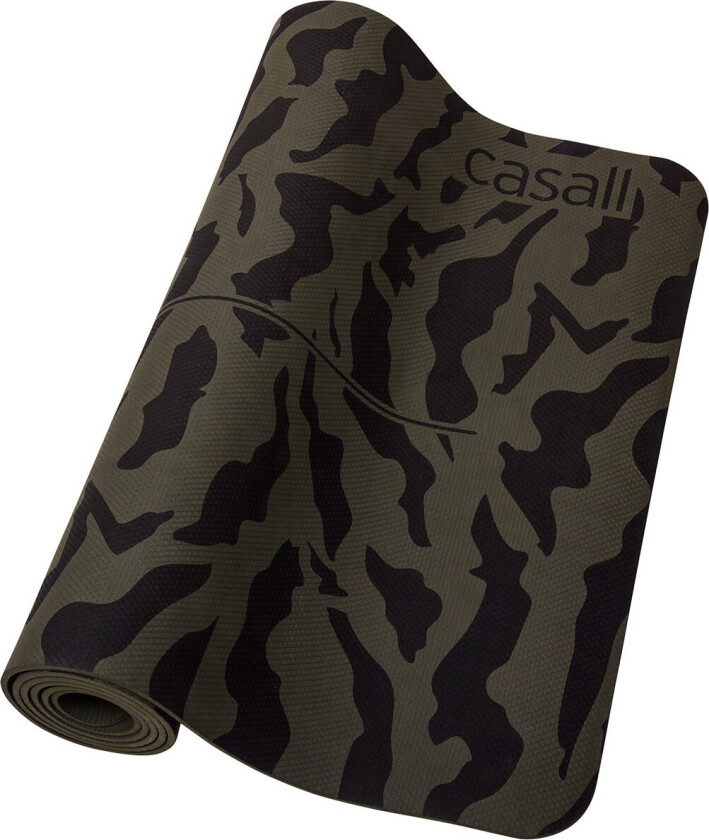 Casall treningsmatte (5 mm) (svart/grønn