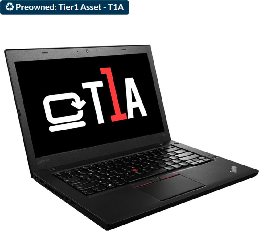 ThinkPad T460 - 14tm - Intel Core I5-6300U - 8 GB DDR3L-SDRAM/256 GB SDD (fornyet) T1A