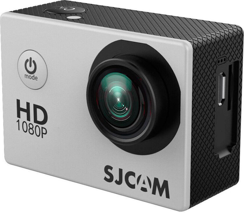 Sjcam SJ4000 Actionkamera m/TilbehÃ¸r (22pk) SÃ¸lv